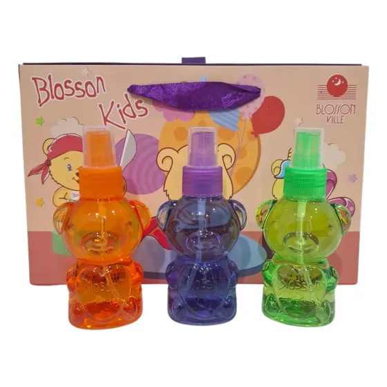 Kit Colônia Laranjinha Blosson Kids Original Adorê Fofucha