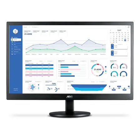 Monitor Aoc 18,5 Hd Led 60hz Hdmi Vga E970swhnl Bivolt