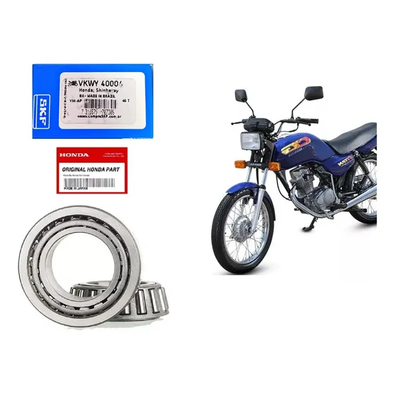 Caixa Direção Cg 125 1983 A 1999 Conica Original Skf