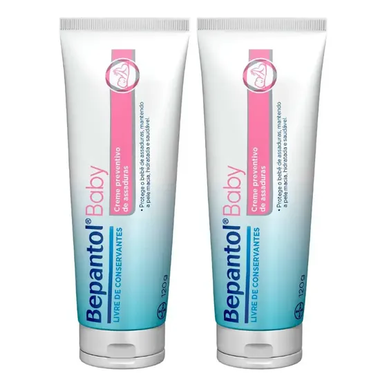 Kit 2 Bepantol Baby 120g Pomada Assadura Proteção Bebê