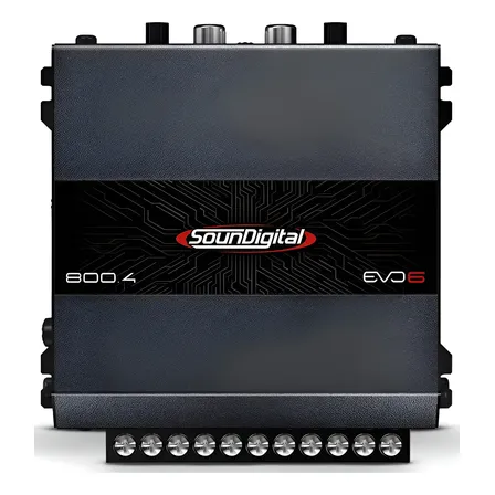 Módulo Amplificador Soundigital 800.4 Evo6 800w 4 Ohms Cinza-escuro