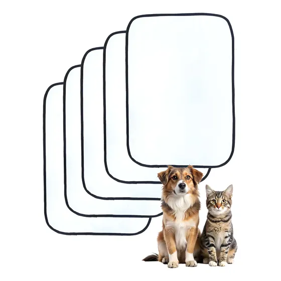 Kit 5x Tapete Higiênico Lavável Para Cães Tam. P 70x50cm