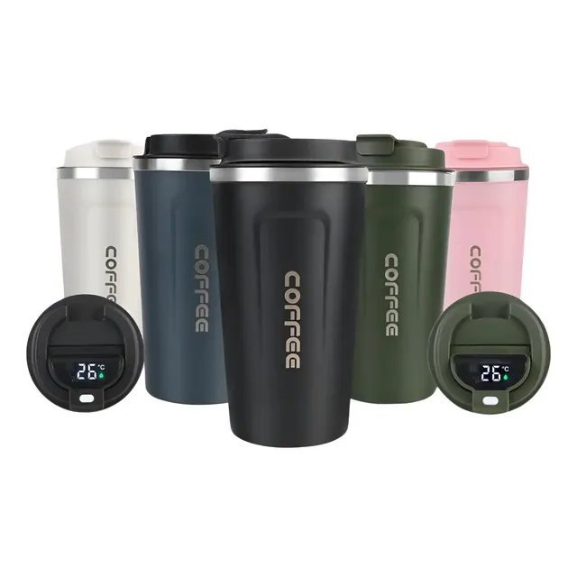 Caneca Copo Termico Coffee Inox Com Tampa Anti-vazamento Rosa Coffee