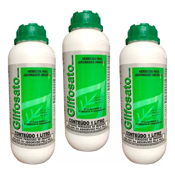 Mata Mato Glifosato 3 Litros Dessecante Envio Rápido Melhor