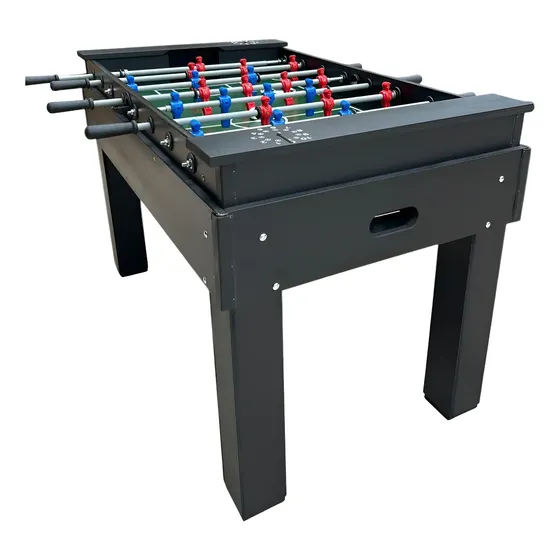 Mesa Pebolim/totó 339 Black Boneco Gira 360o Embutido Impar