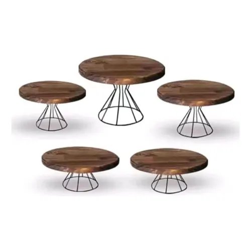 Kit De Boleira Modelo Roma 5 Peças Rustica