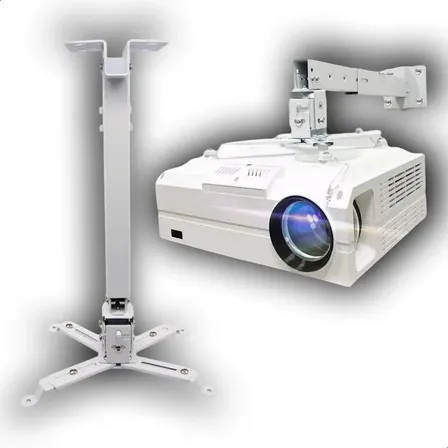 Suporte Projetor Universal Regulável Teto Parede 13 A 35cm