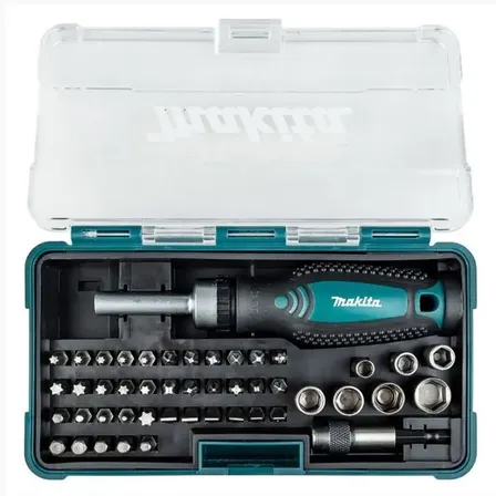 Jogo Com 47 Peças Bits E Chaves Manual B-36170 Makita