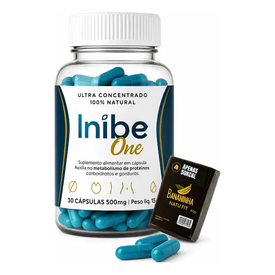 Inibe One 30 Cápsulas / + Detox De Brinde