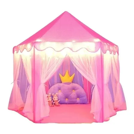 Barraca Infantil Iluminada Menina Bzd Com Luz De Led