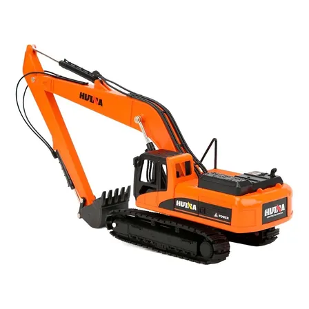 Brinquedo Maquina Engenharia Escavadeira Braço Longo Laranja