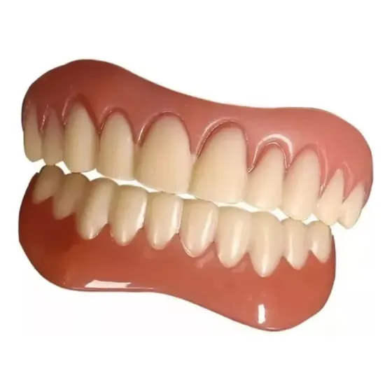 Dentura Profissional De Silício Dentes Falsos Super E Infer
