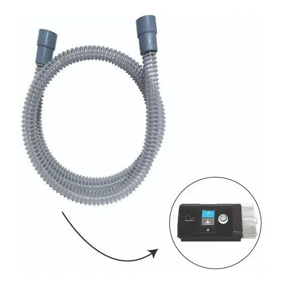 Traqueia Cinza 15 Mmx 1,80 Cm - Cpap Resmed S10 - C/ Anvisa