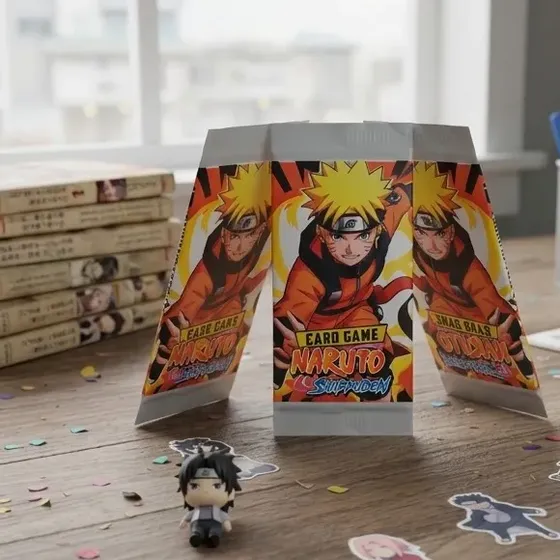 Kit 200 Cards Cartinhas Figurinhas Naruto/colecionar