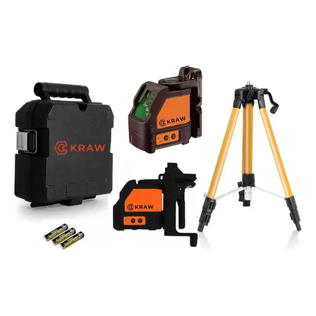 Nivel A Laser Verde Kraw Automático Similar Dewalt Dw088k