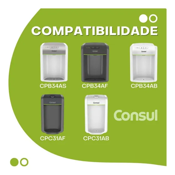 Filtro Refil Para Consul Modelo Cpc30,cpc31,cpb34/35/36 Cpi