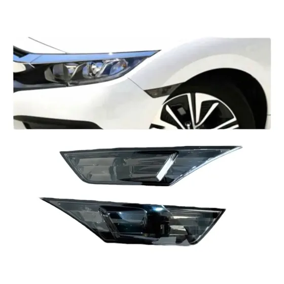 Par Pisca Fumê Paralama Honda Civic G10 2017 18 19 20 2021