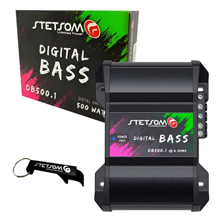 Modulo Amplificador Stetsom Db500.1 500w Rms 4 Ohms Preto