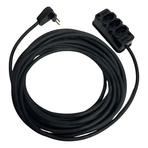 10 Metros Extensão Elétrica Cabo Reforçado Pp 2 X 2,5mm