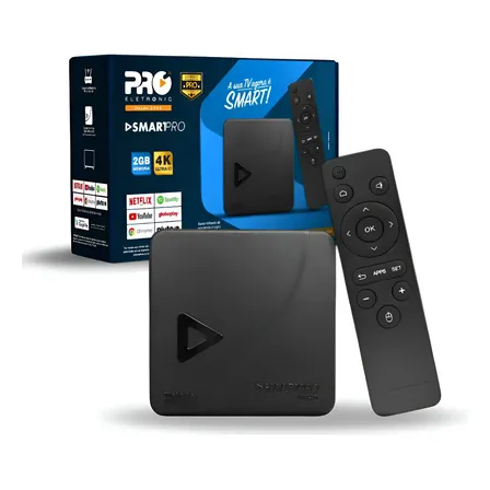 Smart Tv Box Proeletronic Smartpro 4k Hd Prosb-3000/2gb 16gb