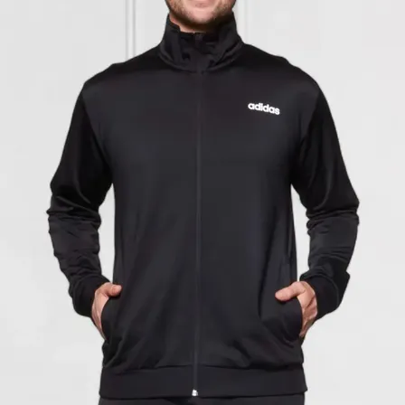 Conjunto De Agasalho Masculino Linear adidas G Black Liso