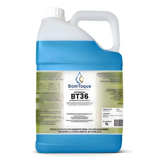 Deterbom Bt36, 5l - Detergente Desengordurante Multiuso