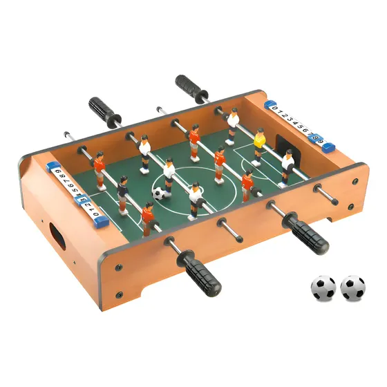 Mesa Pebolim Infantil Totó Jogo De Futebol Madeira Maxi Toys