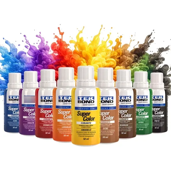 Corante Líquido 50 Ml Kit C/ 9 Cores