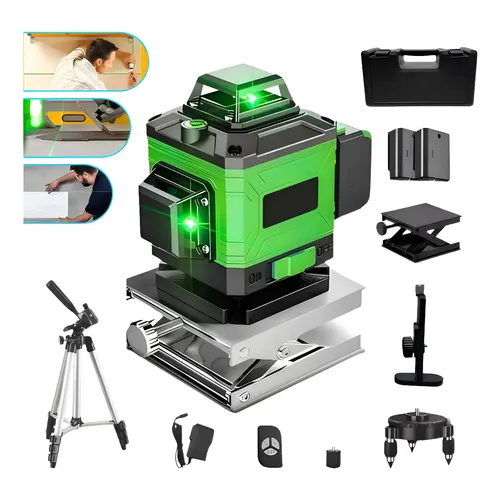 Nível A Laser 12 Linhas + Tripé Profissional