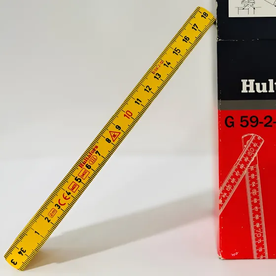 Fita Métrica Hultafors Metro Sueco Fibra De Vidro Original