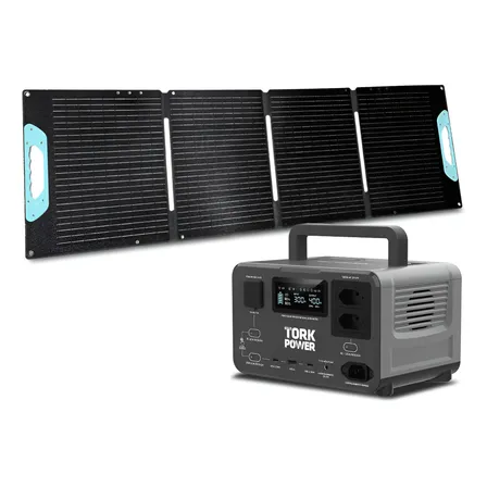 Estação Energia Tork 400w Portátil 256wh E Painel Solar 100w Power Station
