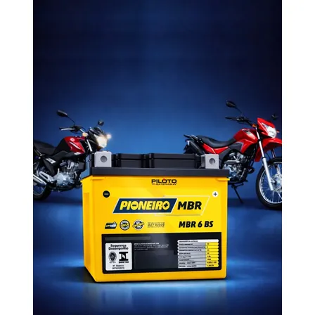 Bateria Mbr 6ah 125150 Cg Titan Biz Nxr Bros Fan Xre300