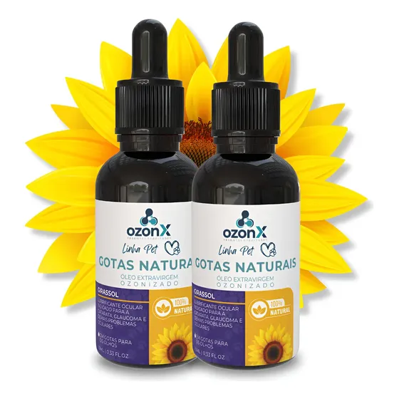 Kit 2 Pet Lubrificante Ocular Catarata Lacrimação Vista Seca