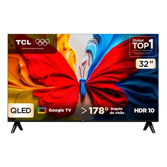 Smart Tv Tcl 32 Qled Full Hd S5k Bluetooth Google Tv 32s5k
