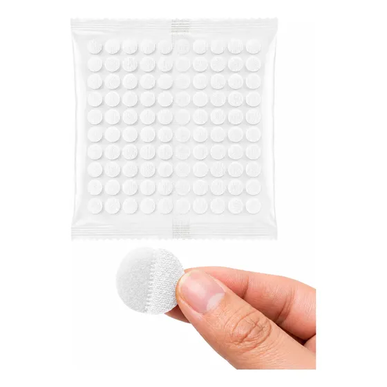 200 Pares Fecho De Contato Casado Velcro Adesivo Moeda