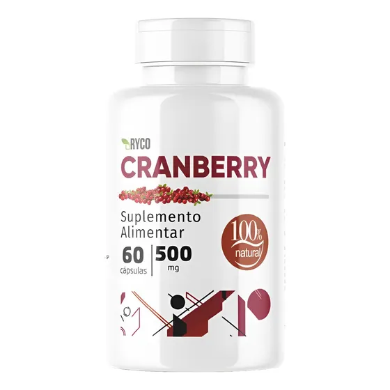 Cranberry 500mg 60 Cápsulas Ryco