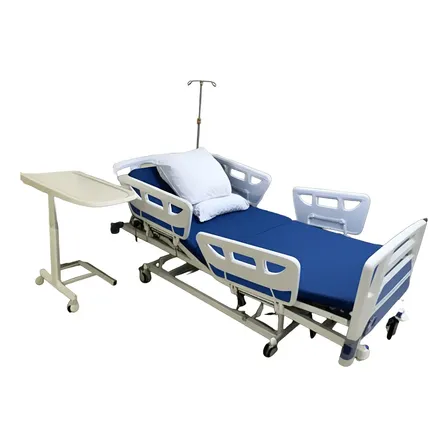 Cama Hospitalar Elétrica 8 Movimentos + Elevação + Colchão Branco 127/220v