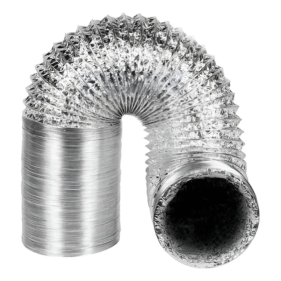 Duto Flexível Alumínio 6 Polegadas 150mm 10m Exaustor Coifa