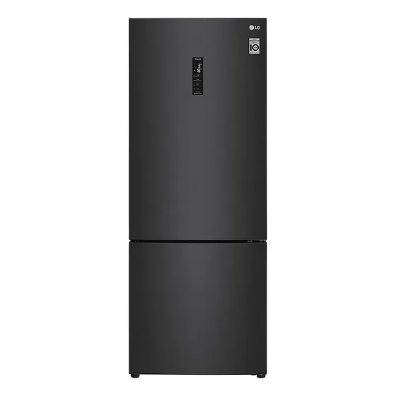 Geladeira Smart Lg Frost Free Inverter 451l Inverse Cor Blac