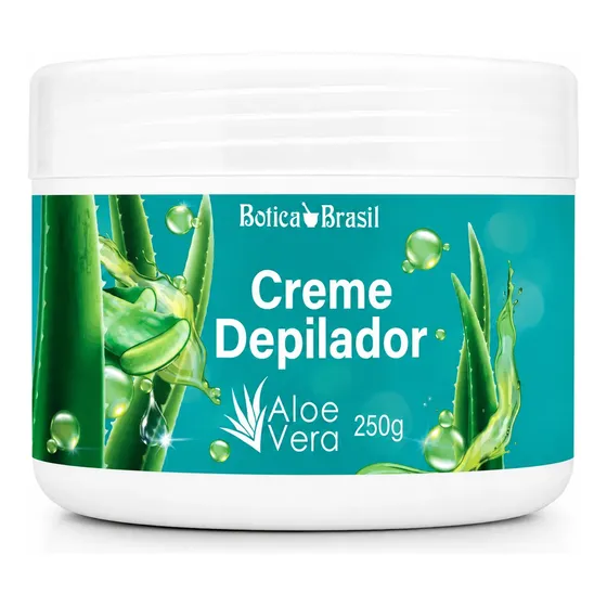Creme Depilatório Corporal Aloe Vera 250g Botica Brasil