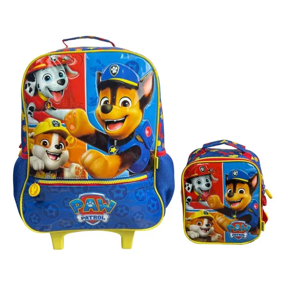 Kit Mochila Lancheira Xeryus Patrulha Canina