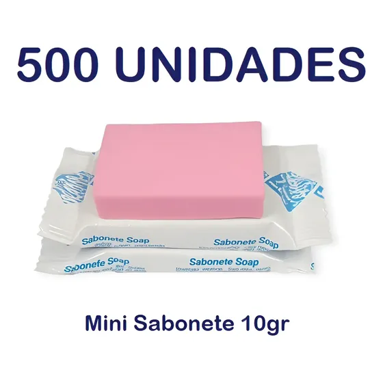 500 Mini Sabonetes 10grs Rosa Hotel Motel Pousada Spa Airbnb