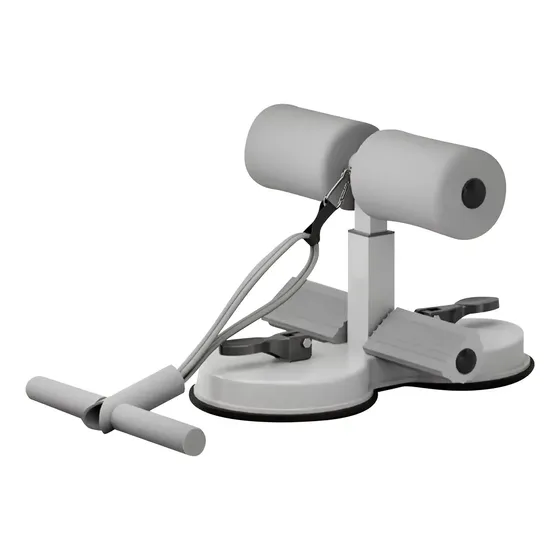 Aparelho Abdominal Suporte Pé Exercicios Academia Abdominal Cinza