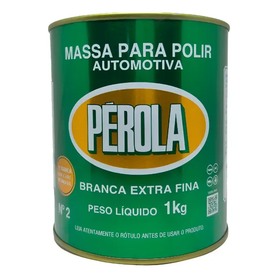Massa Polir N 2 Pérola 1kg Polimento Automotivo Profissional