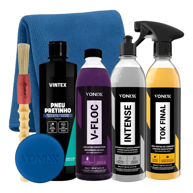 Kit Shampoo V-floc Cera Tok Final Intense Vonixx Pretinho
