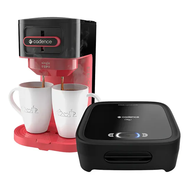 Kit Click Cadence - Sanduicheira E Cafeteira Single Up Caden