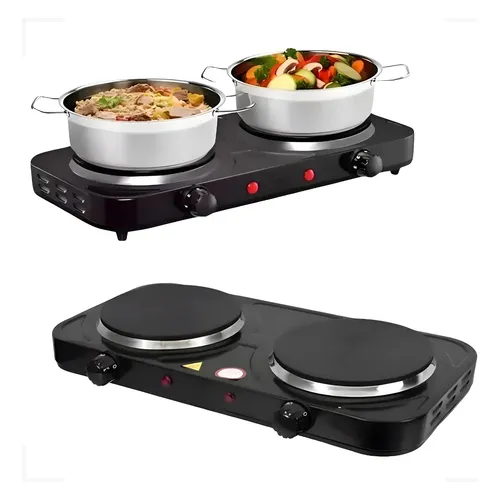 Fogão Cooktop Eletrico 2500w Chapa Portátil De Mesa Preto 220v
