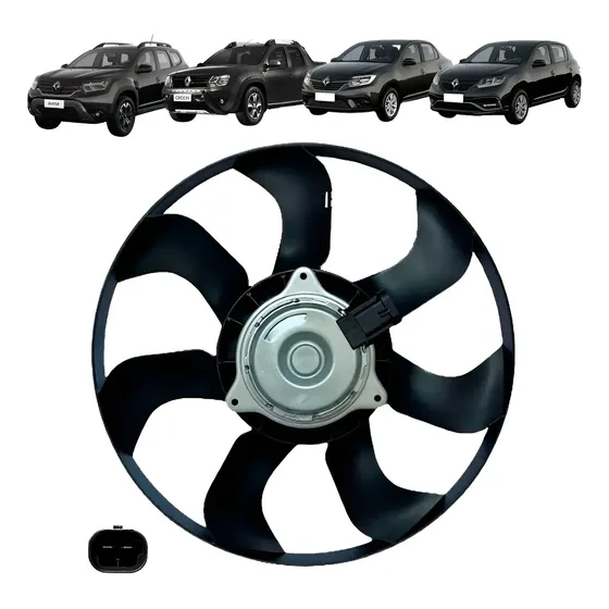 Motor Eletroventilador Radiador Duster Logan Oroch Sandero