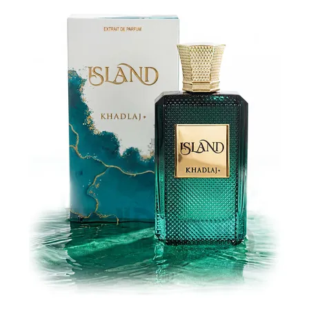 Extrato De Perfume Árabe Island Khadlaj Luxo 100ml Unissex