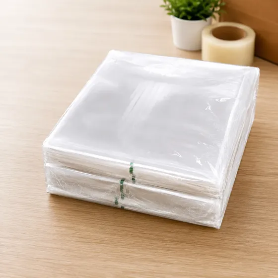 100 Saquinhos Pp 20x30cm Transparente Cristal Com Brilho